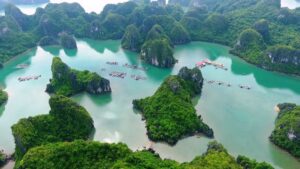 Halong Bay, Bai Tu Long Bay, and Lan Ha Bay