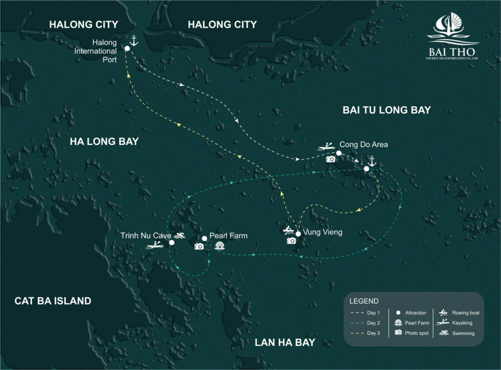 Bai Tu Long Bay Cruise on Treasure Junk (2 nights) 3 3D2N Bai Tu Long Bay Treasure Junk